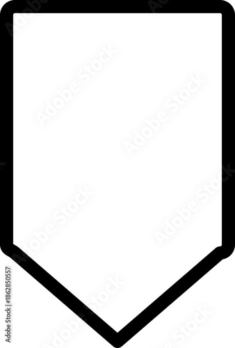 Bookmark Icon – Save Marker Outline Vector