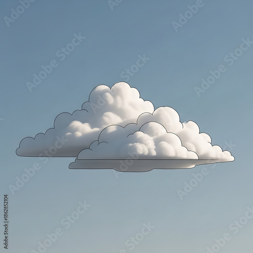 minimalist cloud formation