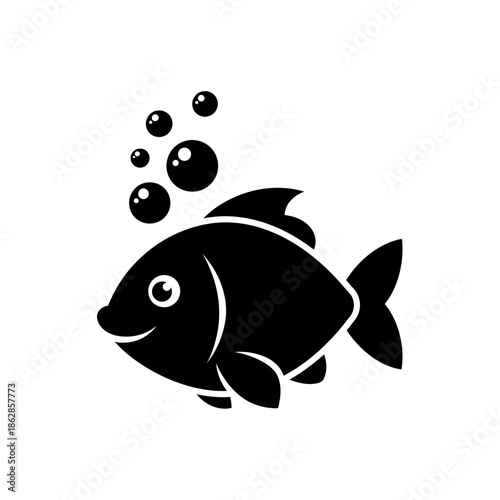 Piranha Fish Logo Icon – Aggressive Predator Emblem for Sports, Gaming & Branding Design