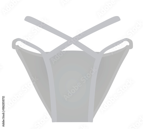 Woman string panties. vector illustration