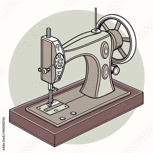 vintage sewing machine