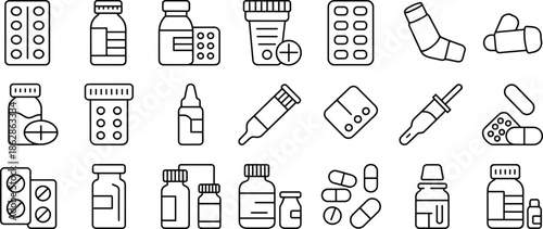 Set of minimalist black flag icons including pennants, wavy banners, and triangular markers for navigation, map location, and business goals,