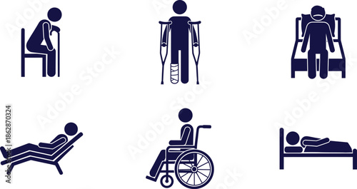 People with disabilities in various daily life situations and mobility aids