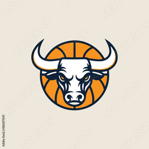 bull head vector illustration