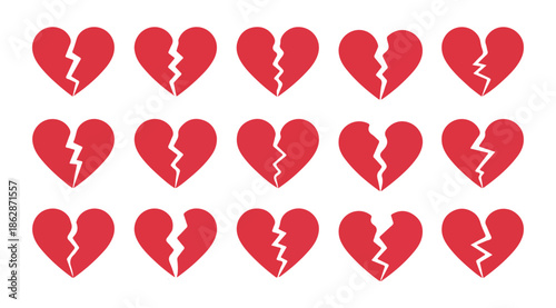 Waste management icons set with trash can symbols for recycling cleanup and disposal vector design