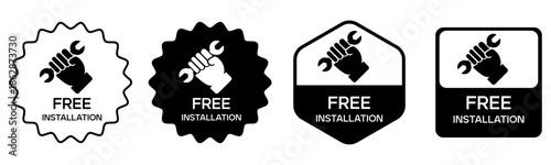 Free Installation Service Badge Collection
