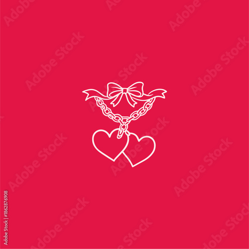 Valentine Illustration, Valentine Vector, Valentine Logo, Romantic Clipart, Love Heart Logo, Cute Valentine Cartoon, Valentine Design Icon