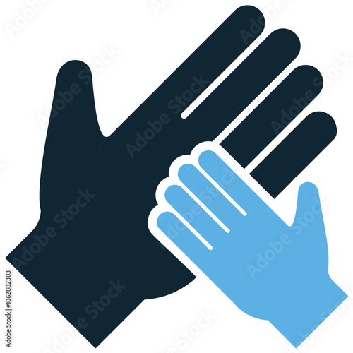 Foster care icon vector for child protection. Ideal for temporary homes, loving guardians, social services, and family support systems.