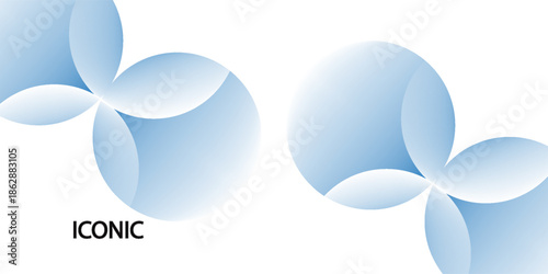 line wave background. Blue minimal round lines abstract background. Thin line wavy abstract vector background. Curve wave seamless pattern design