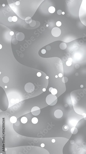 Silver Liquid Backgrounds Vertical With Overlay Particle, Perfect For Theater, Event Promotions, Festive Backgrounds, Party Invitations, Performance Advertisements