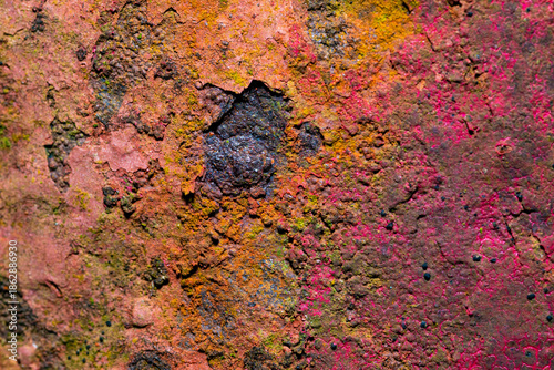 Rusty iron plate surface texture