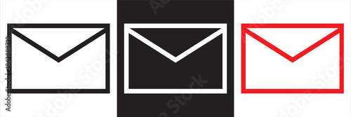 Web Shop Icons Set for Ecommerce Interface. Minimal web shop icons showing cart, star, envelope, and store symbols, designed for ecommerce websites, apps, and online shopping interfaces.EPS10/AI.