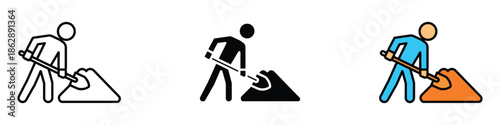 Construction icon vector. labor and construction work symbol. vector illustration.