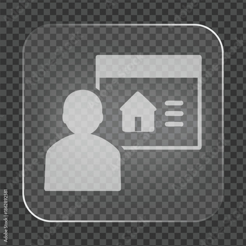 Simple Glass Icon Design