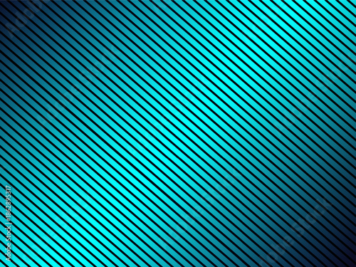Abstract striped lined horizontal glowing background. Scan screen. Technological blue futuristic card with stripes. Vector illustration.