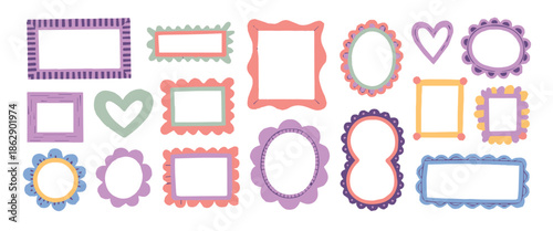 frame decorative frames and shapes for scrapbooking labels and stickers