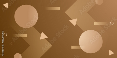 Abstract brown background. Simple and trendy shapes geometric pattern element concept banner design.
