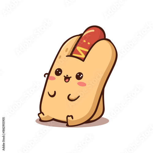 Cute Delicious Hotdog Design Very Cool