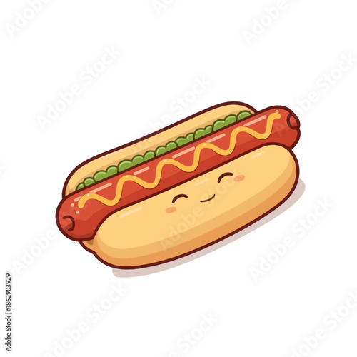 Cute Delicious Hotdog Design Very Cool