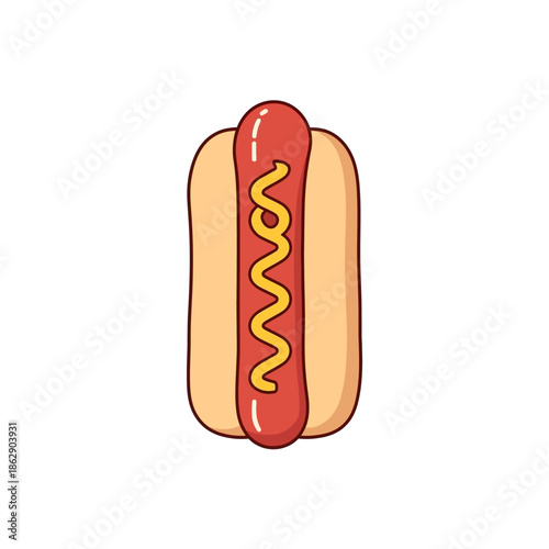 Cute Delicious Hotdog Design Very Cool