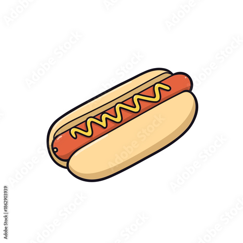 Cute Delicious Hotdog Design Very Cool