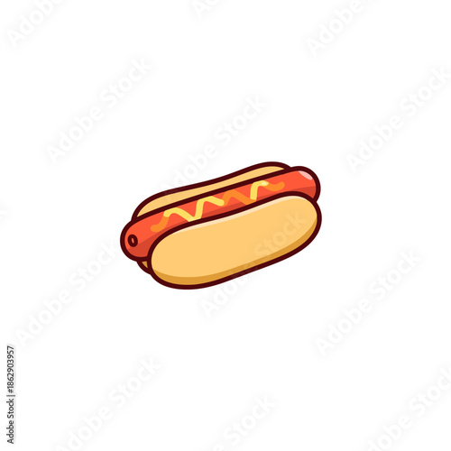 Cute Delicious Hotdog Design Very Cool