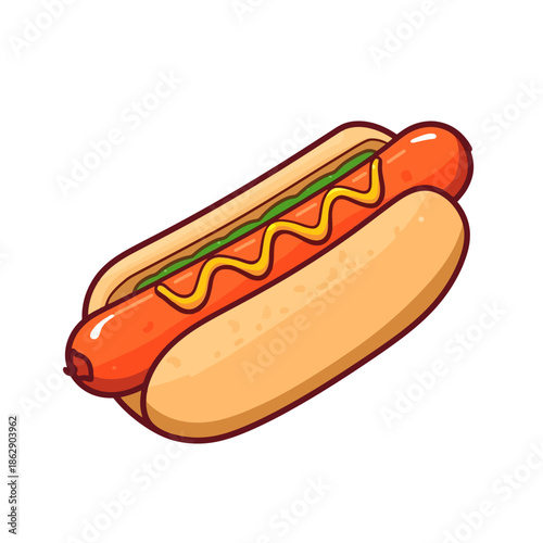 Cute Delicious Hotdog Design Very Cool