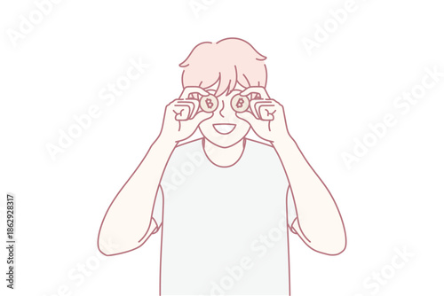 Youthful fun with cheerful movements, Nostalgic display of youthful delight through lively gestures, An exuberant depiction of carefree childhood filled with imagination and cheerful playfulness