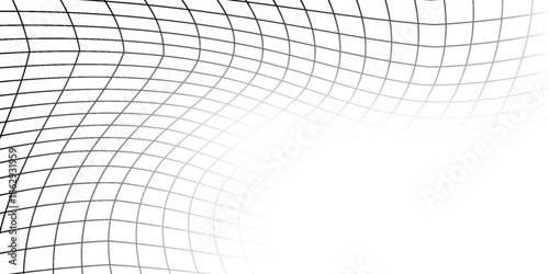 Black metal mesh seamless pattern vector illustration. Metal grid pattern. Silhouette Steel wire Chain link Fence Pattern. Wire mesh fence isolated on white background