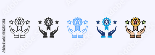 Brand Royalti Icon Set Multistyle Various Collection Element For Design