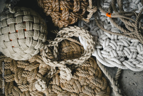 Quadro em tela ropes and knots