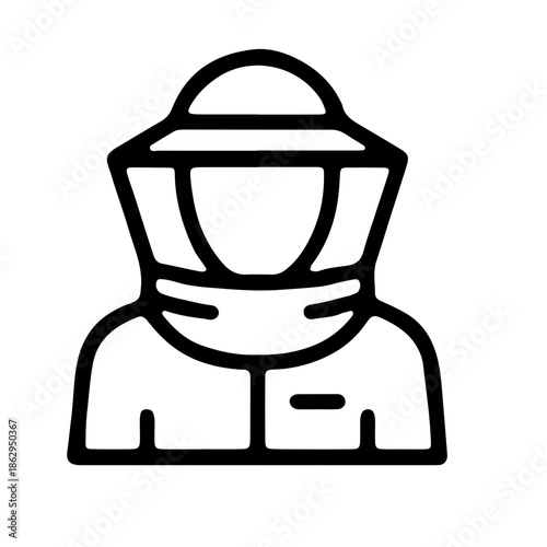 honey icon black and white vector design
