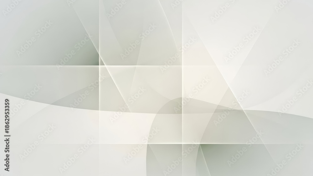 Fototapeta premium Abstract transparent outlines resembling windows to the approaching spring on a light pearl background