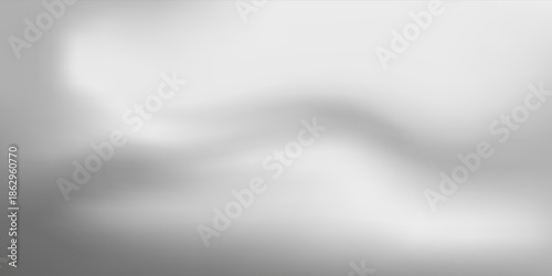 Silver foil background with metal mirror texture. Chrome gradient surface with light gloss simple abstract