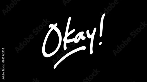 A dynamic bounce animation of the handwritten word 