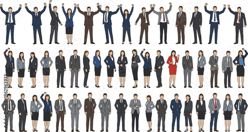 Silhouette of a young woman traveler pulling a suitcase on wheels, female tourist with luggage going on vacation trip isolated on white background, travel.