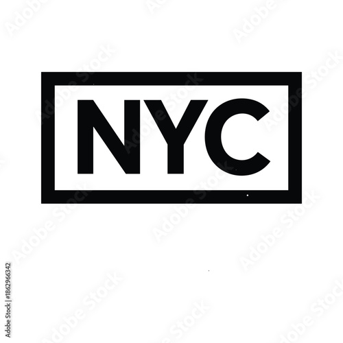 New York City Logo Stamp