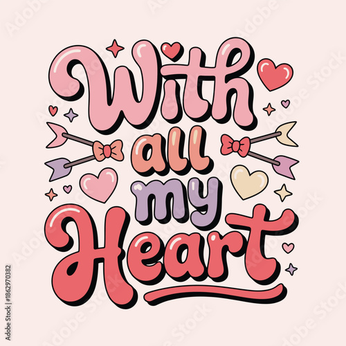 A declaration of profound affection in a charming cartoon style.