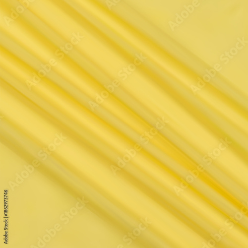 Soft yellow silky fabric. Romance, textiles, beauty and fashion. eps 10