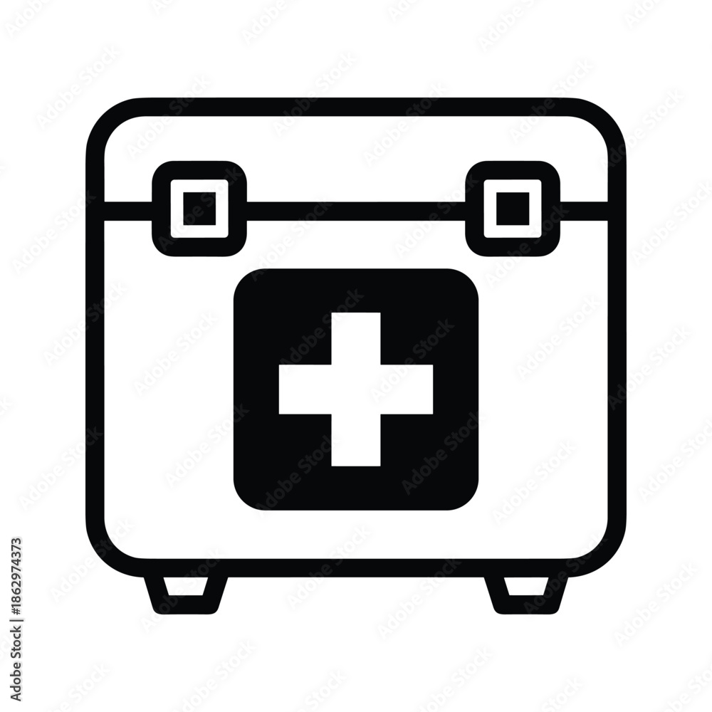 Obraz premium First aid kit icon