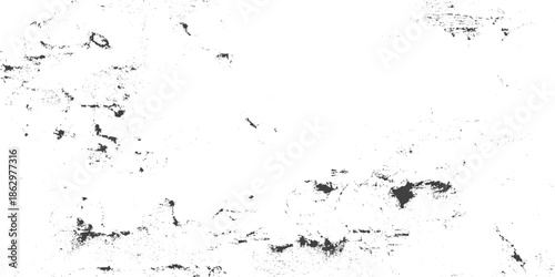 Abstract grunge Texture Background, white cement or stone old texture as a retro pattern wall plaster and scratches, Vector Illustration. Black isolated on white, Rust and dirt overlay black and white