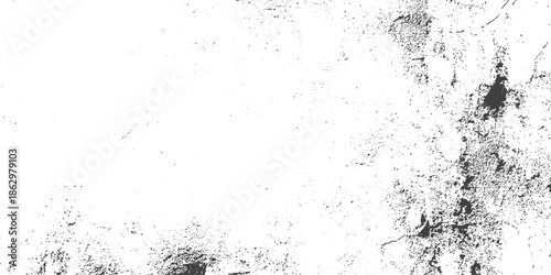 White grunge texture background with dark grey distressed cracks, Grey and white distressed textured background, grunge surface with various scratches and stains. 