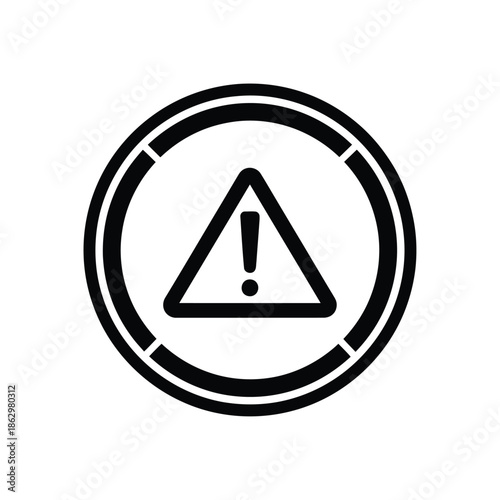 Free Download Black warning triangle with exclamation mark in circle - GFXLoad