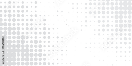 Dot white gray wave light technology texture background. illustration eps 10