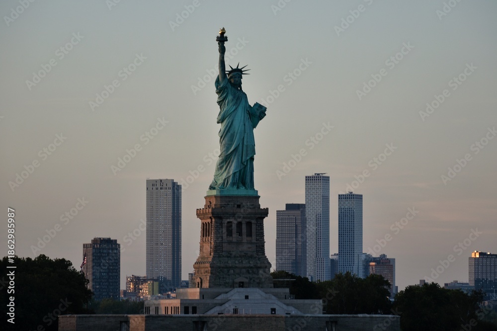 Fototapeta premium Estatua de la libertad, Nueva York, EEUU