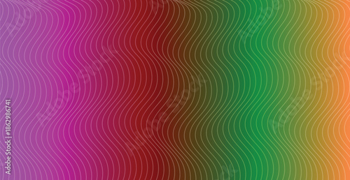 A bright abstract rainbow background features a colorful gradient pattern with geometric vector shapes and blurred light textures to create a vibrant decorative wallpaper illustration