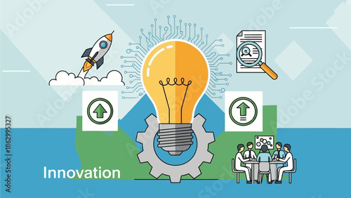 Innovative Business Strategy with Teamwork and Technology Advancement