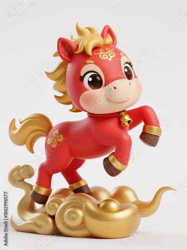 Wallpaper Mural Chinese New Year Mascot: Horse (Year of the Horse) Torontodigital.ca