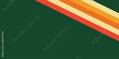 abstract background with curve and wave in layer of color from orange to dark green can be use for technolgy and energy company presentation advertisement food and drinking product label vector eps.