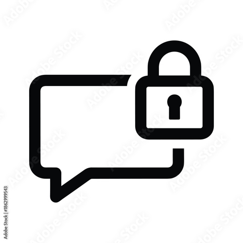 Secure Message Icon Symbol